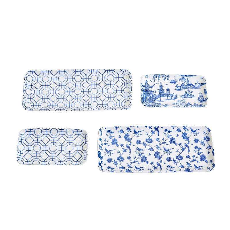 media image for chinoiserie tidbits and tapas trays set of 2 in various styles 4 299