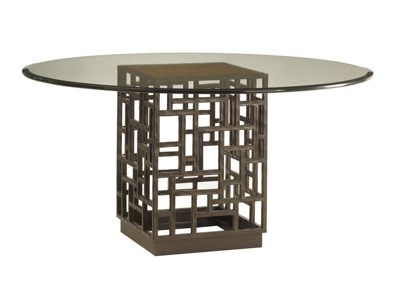 media image for south sea dining tablewith glass top by tommy bahama home 01 0536 875 60c 3 27