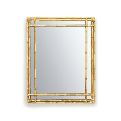 product image of Golden Bamboo Hanging Standing Mirror By Twos Company Twos 53864 1 586