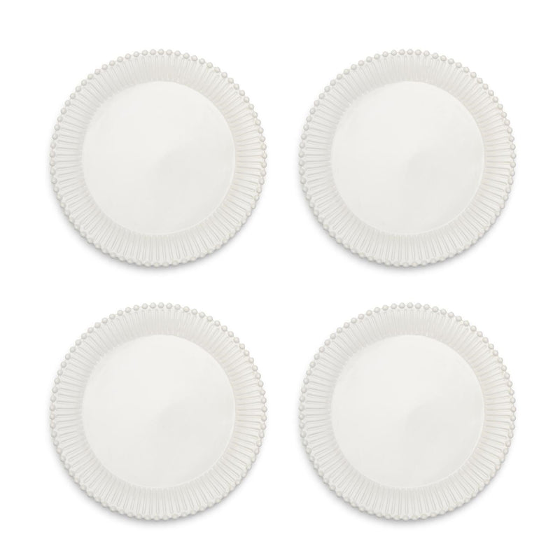 media image for Heirloom Embossed Pearl Edge Dinner Plate Set Of 4 By Twos Company Twos 53941 1 25