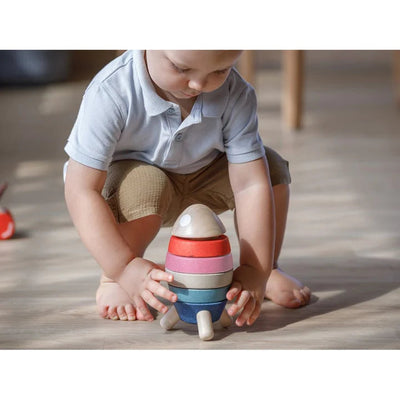 product image for stacking rocket by plan toys pl 5402 8 29