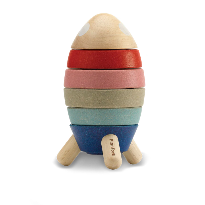 media image for stacking rocket by plan toys pl 5402 1 279