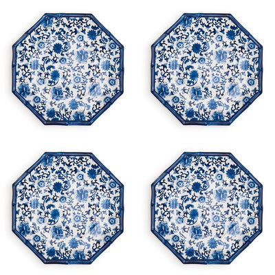 product image of Chinoiserie Touch Octagonal Dinner Plate Set Of 4 By Twos Company Twos 54111 1 567