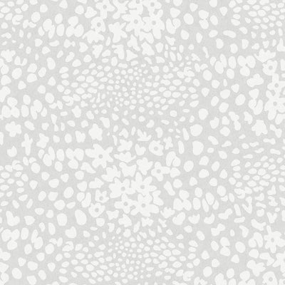 product image of Abstract Floral Wallpaper in White/Sage 555