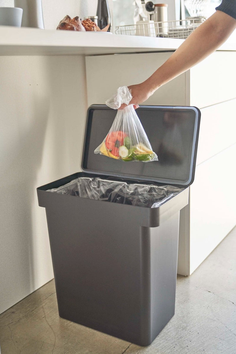 media image for tower rolling trash can 25l by yamazaki yama 5427 18 258