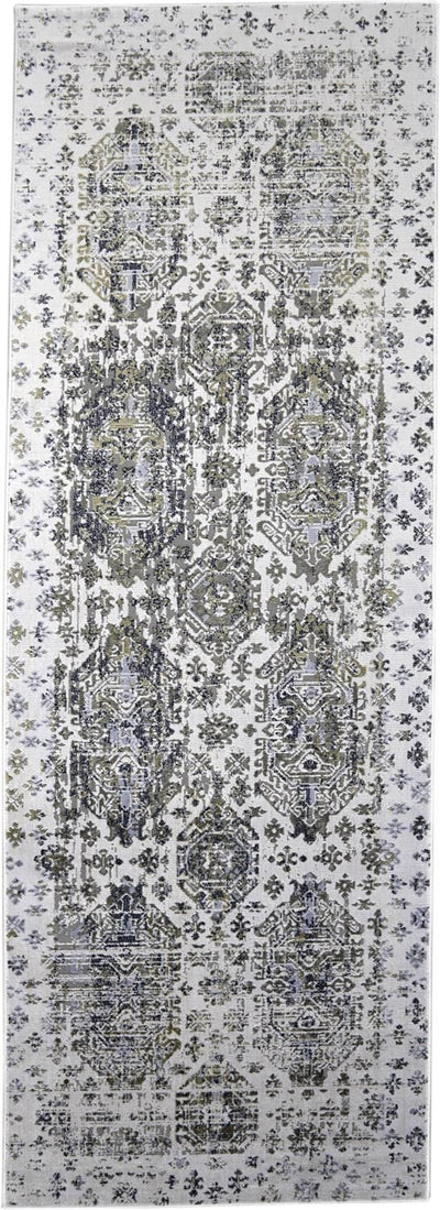 product image for Crowford White and Gold Rug by BD Fine Flatshot Image 1 40