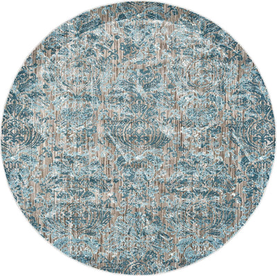 product image for Arsene Blue and Taupe Rug by BD Fine Flatshot Image 1 86