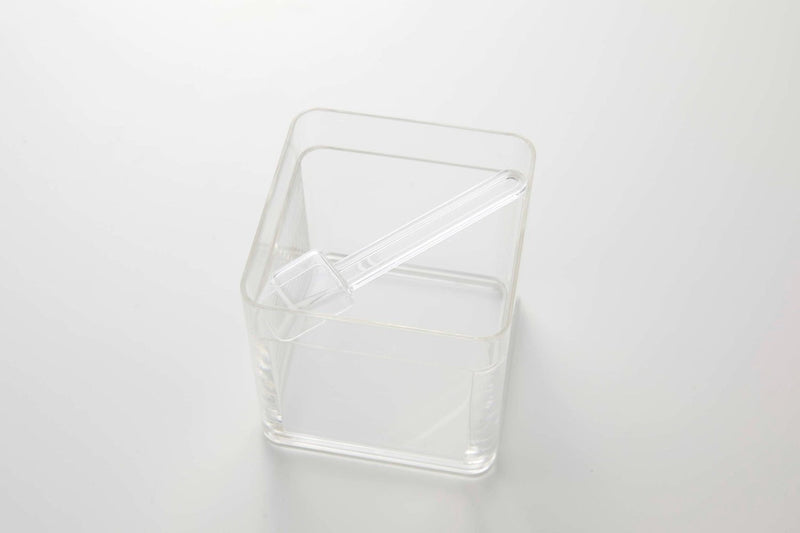 media image for tower airtight food container with spoon white by yamazaki yama 5465 4 26