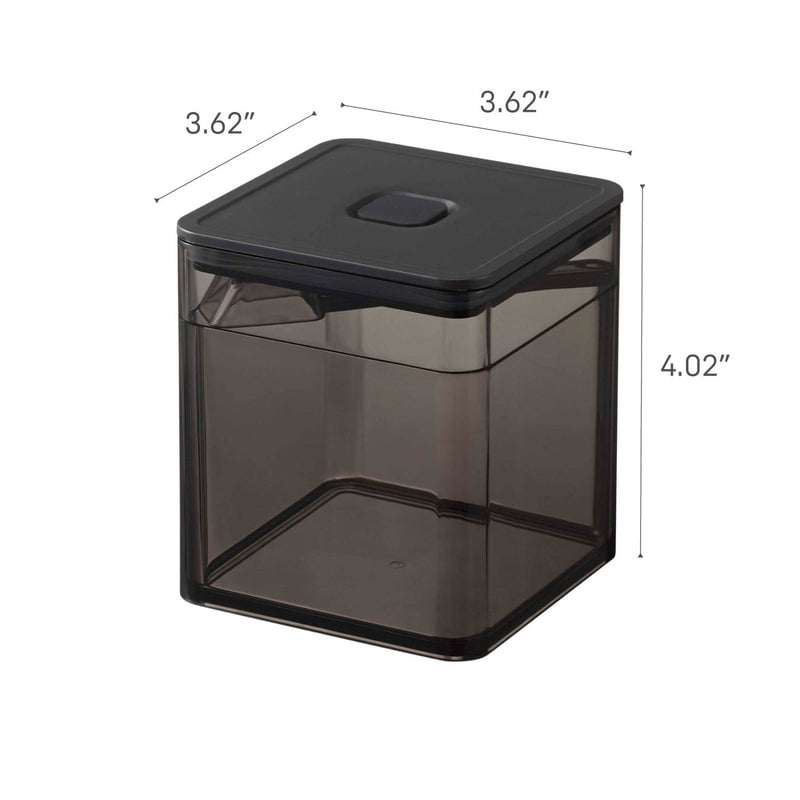 media image for tower ailltight food container with spoon black by yamazaki yama 5466 2 256