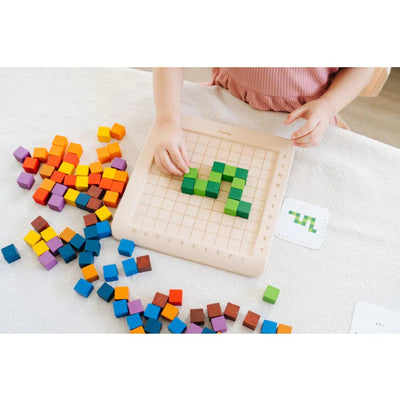 product image for 100 counting cubes by plan toys pl 5468 13 29