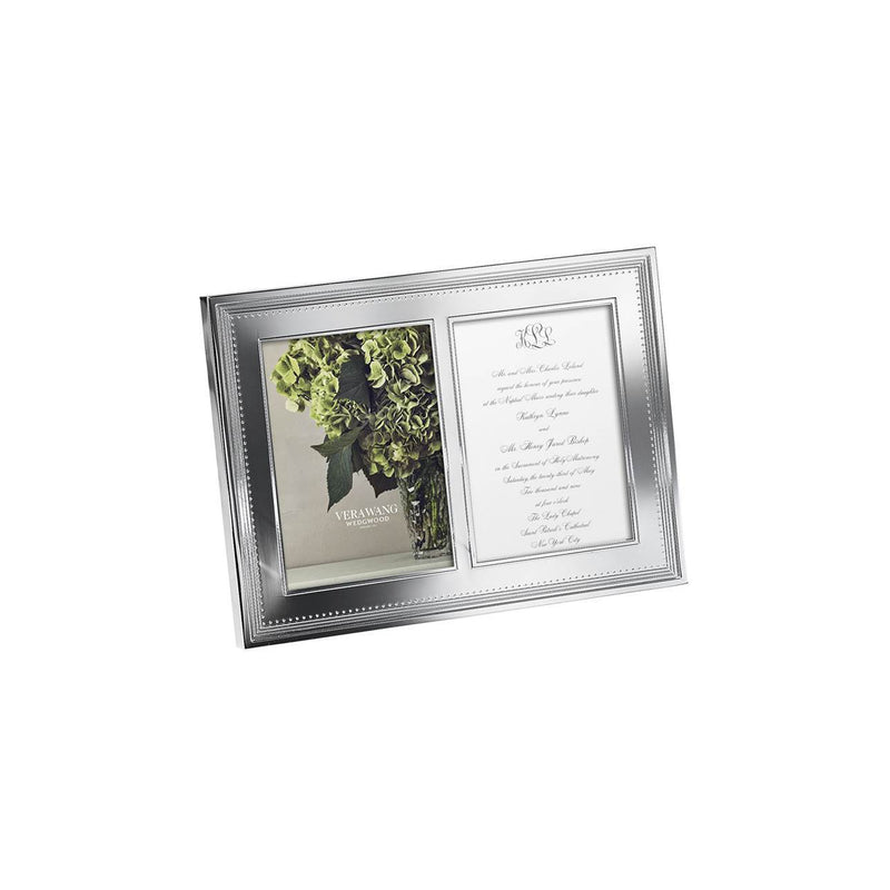 media image for Grosgrain 5x7 Double Frame by Vera Wang 224