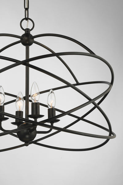 product image for Anson 4 Light Contemporary Statement Chandelier By Lumanity 5 77
