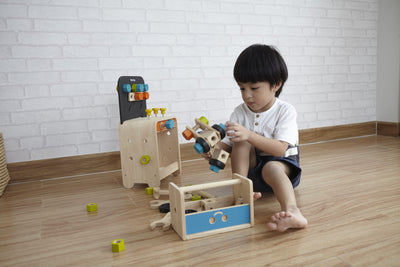product image for construction set by plan toys 2 76