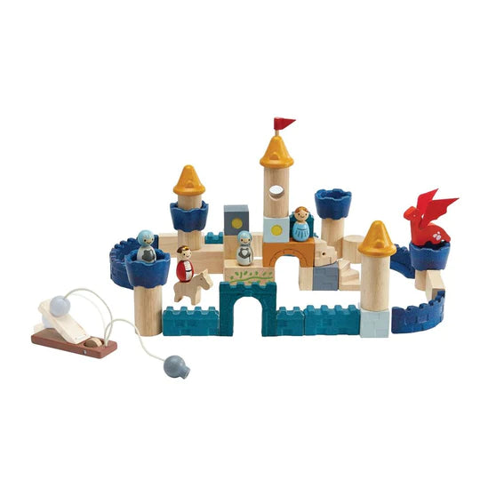 media image for castle blocks by plan toys pl 5543 4 222