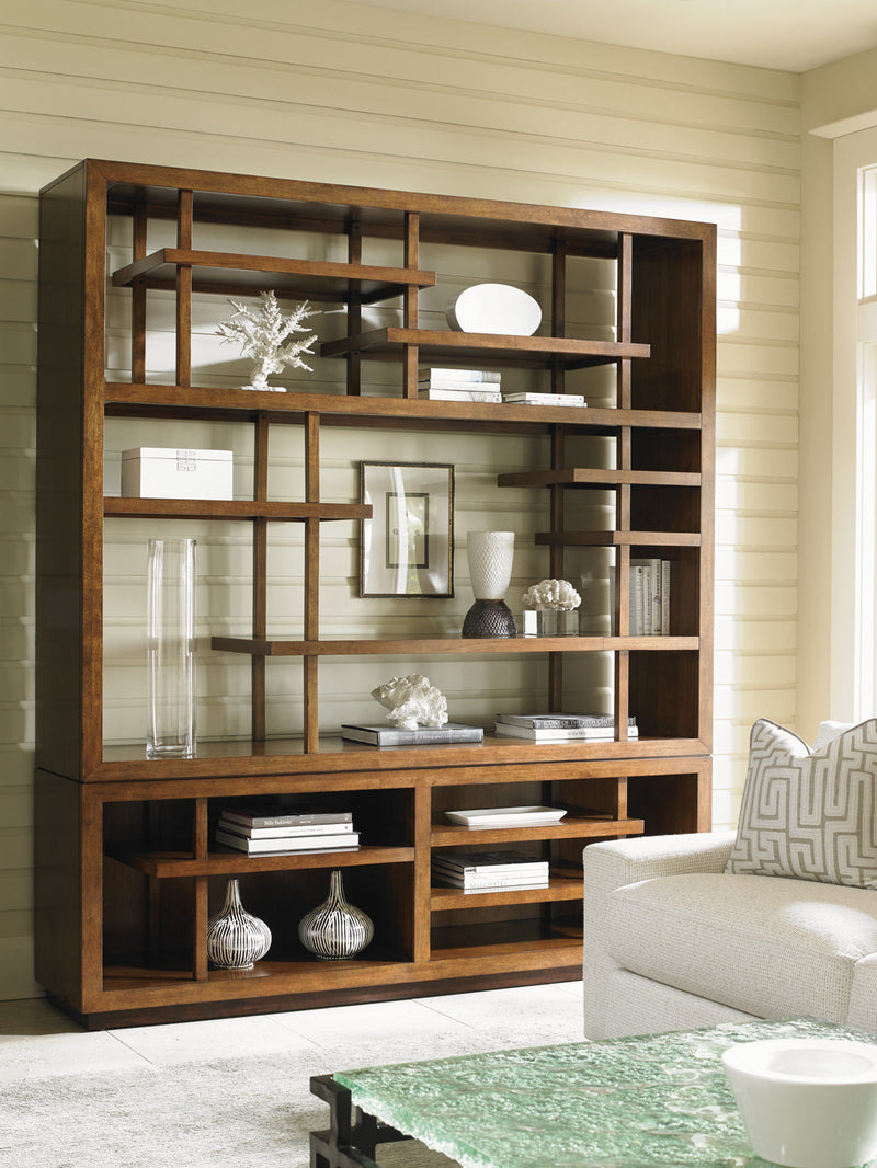 media image for taipei media bookcase by tommy bahama home 01 0556 909c 5 227