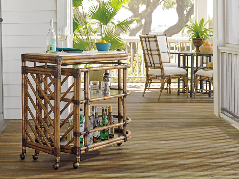media image for cable beach bar cart by tommy bahama home 01 0558 862 7 294