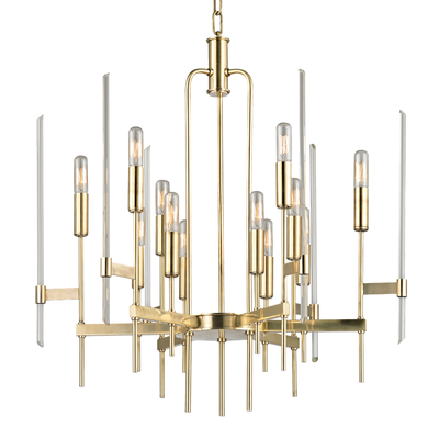 product image for hudson valley bari 12 light chandelier 9912 1 46