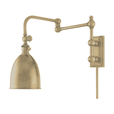 product image of hudson valley roslyn 1 light wall sconce with plug 1 599