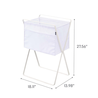 product image for tower raised folding laundry basket by yamazaki yama 5661 3 18