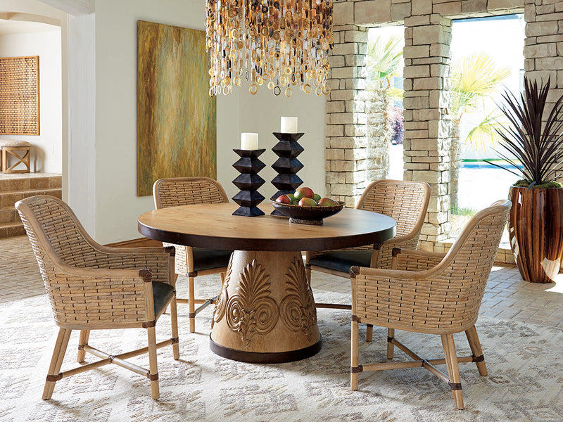 media image for weston round dining table by tommy bahama home 01 0566 875c 5 283
