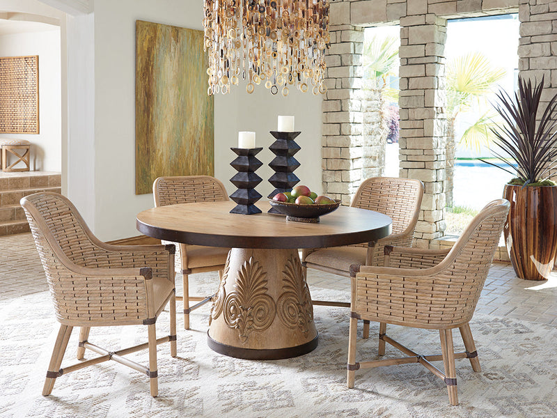 media image for weston round dining table by tommy bahama home 01 0566 875c 4 260