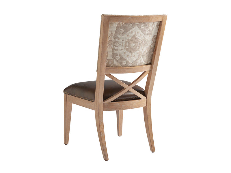 media image for alderman upholstered side chair by tommy bahama home 01 0566 880 01 4 215