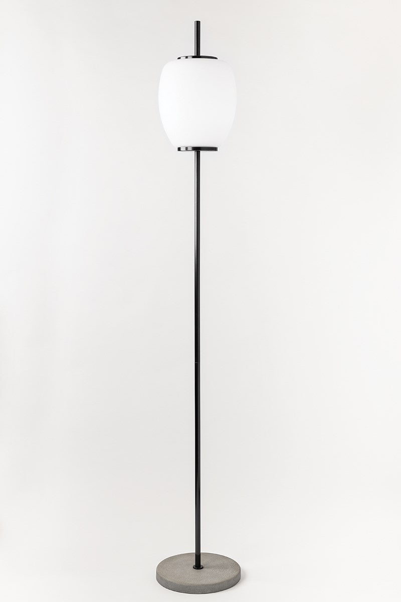media image for bailee 1 light floor lamp by mitzi hl459401 agb 4 292