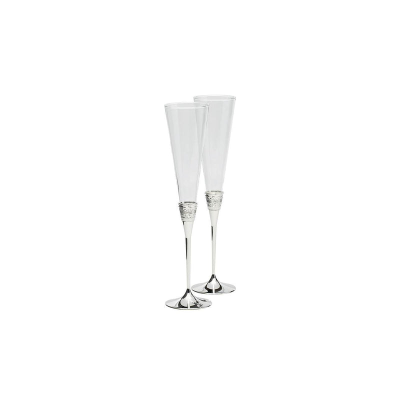 media image for With Love Silver Toasting Flutes, Pair by Vera Wang 267
