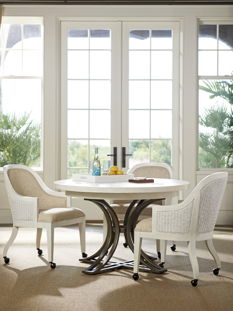 media image for marsh creek round dining table by tommy bahama home 01 0570 872c 4 237