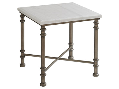 product image of flagler square marble top end table by tommy bahama home 01 0570 953 1 581