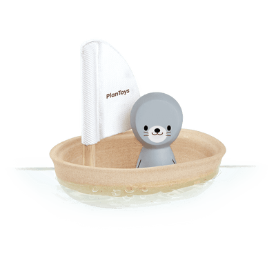 product image of sailing boat seal by plan toys 1 566