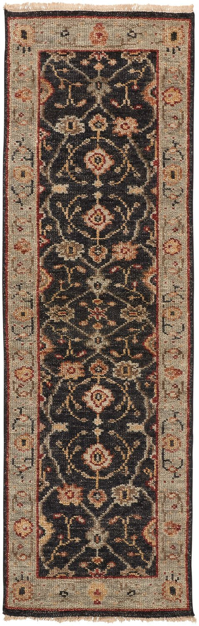 product image for Irie Hand Knotted Black and Gold Rug by BD Fine Flatshot Image 1 46