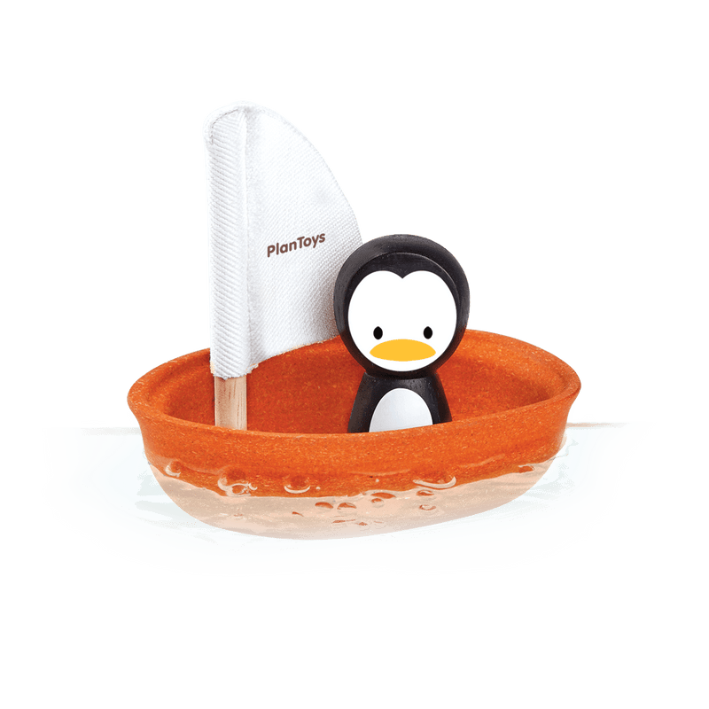 media image for sailing boat penguin by plan toys 1 289