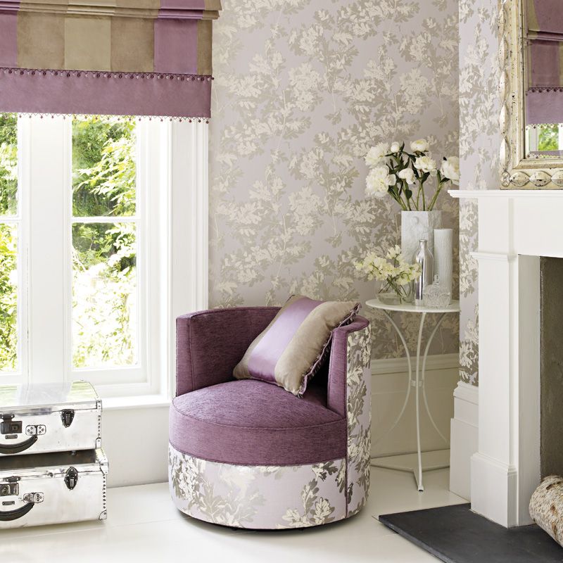 media image for Sherwood Wallpaper in tan from the Walk In The Park Collection by Osborne & Little 284