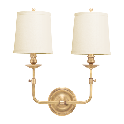 product image for hudson valley logan 2 light wall sconce 1 8