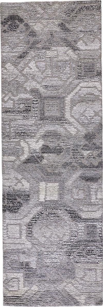 product image for Palatez Hand Tufted Light and Dark Gray Rug by BD Fine Flatshot Image 1 49