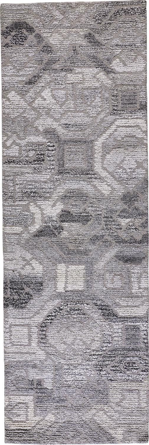 media image for Palatez Hand Tufted Light and Dark Gray Rug by BD Fine Flatshot Image 1 286