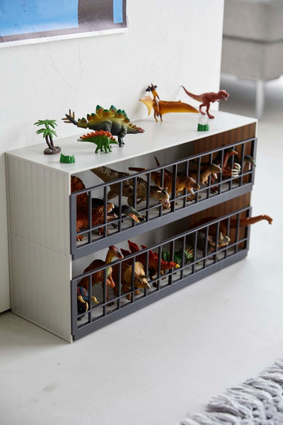 product image for tower dinosaur toy storage rack by yamazaki yama 5808 6 3