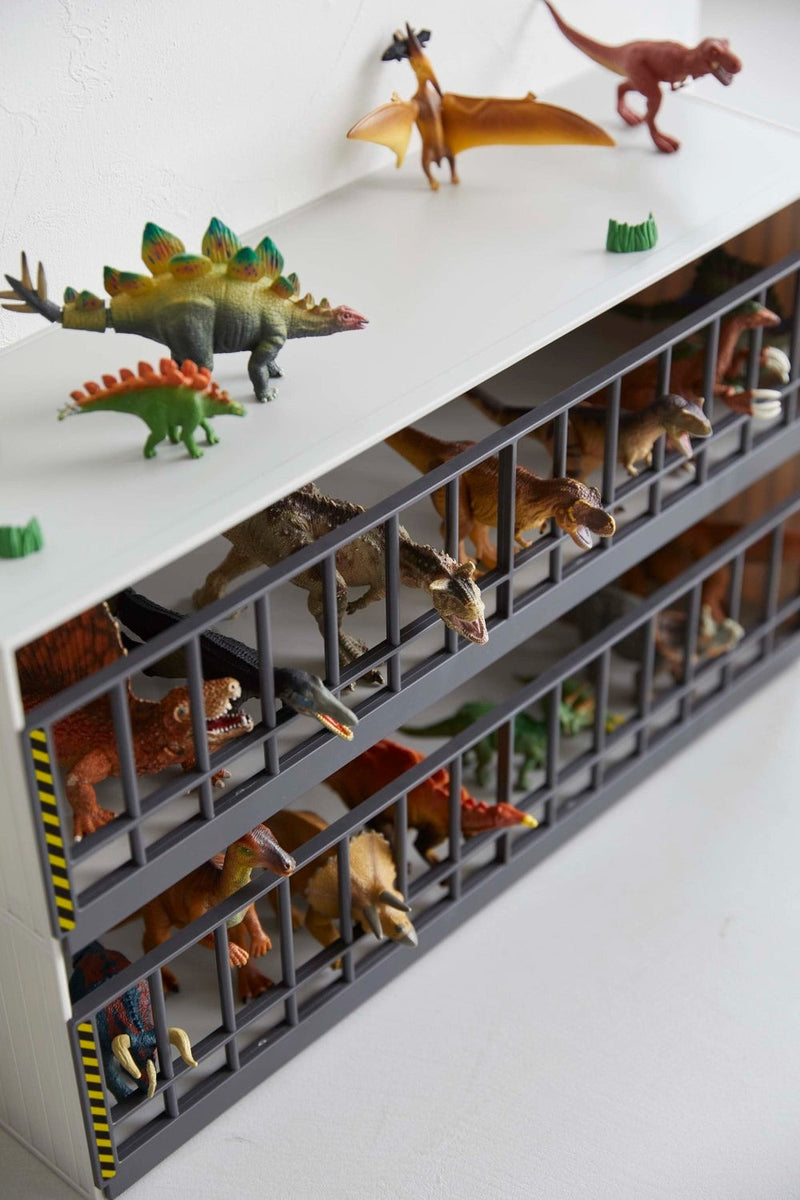 media image for tower dinosaur toy storage rack by yamazaki yama 5808 10 276