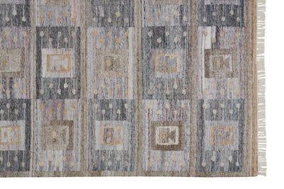 product image for Elstow Hand Woven Gray and Tan Rug by BD Fine Corner Image 1 28