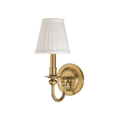product image of beekman 1 light wall sconce 1901 design by hudson valley lighting 1 548