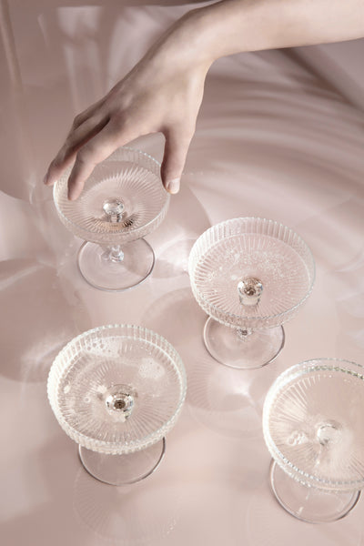 product image for Ripple Champagne Saucer - Set Of 2 by Ferm Living 2