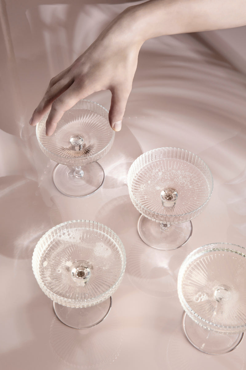 media image for Ripple Champagne Saucer - Set Of 2 by Ferm Living 226