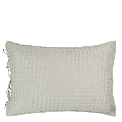 product image for chenevard pebble duck egg reversible quilt pillow cases design by designers guild 2 3