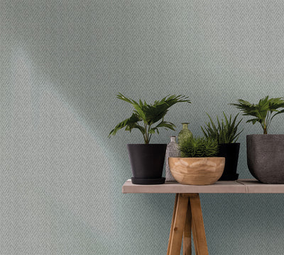 product image for Faux Sisal Vinyl Wallpaper in Grey 50
