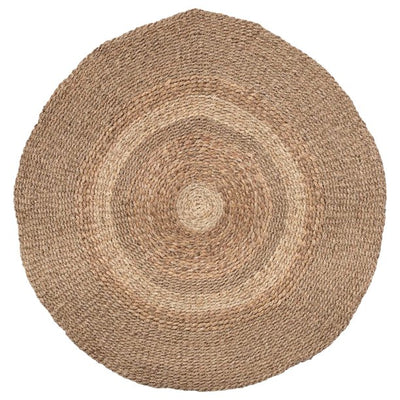 product image of round handwoven seagrass hyacinth rug 1 51