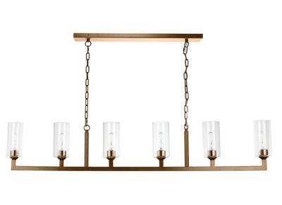 product image for Linear 6 Light Chandelier 25