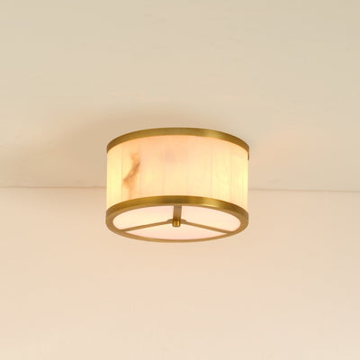 product image for upsala alabaster flush mount ceiling light by jamie young 5upsa lgal 9 21