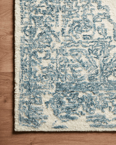 product image for Annie Hooked White / Blue Rug Roomscene Image 3 29