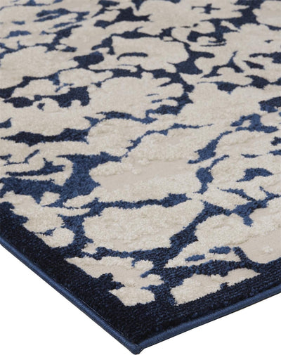 product image for Meera Ivory and Blue Rug by BD Fine Corner Image 1 30